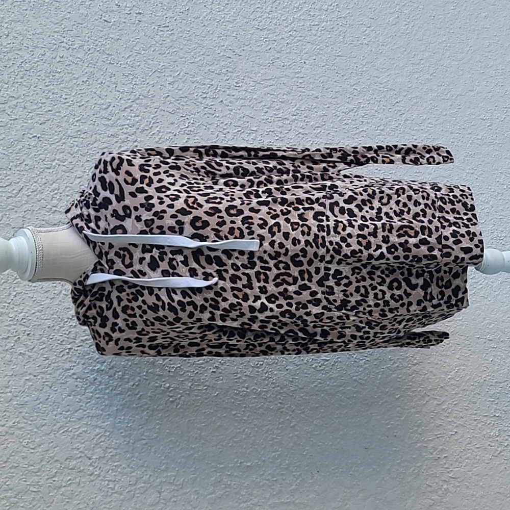 Zenana Outfitters Leopard Print Hoodie